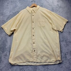 Bob Timberlake Mens Shirt Size XL Button Up Yellow